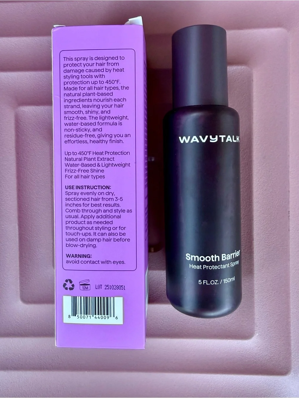 WAVYTALK Smooth Barrier Heat Protectant Spray